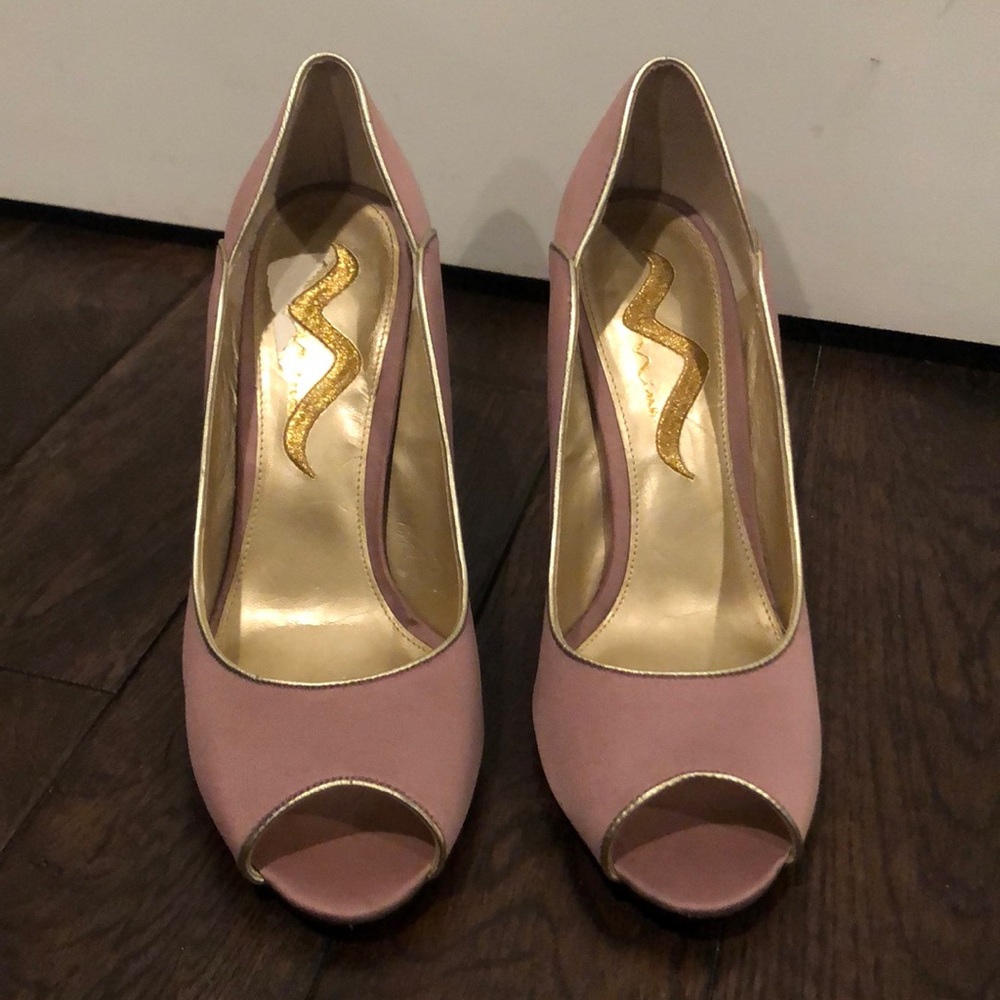 Mauve Nina wedges